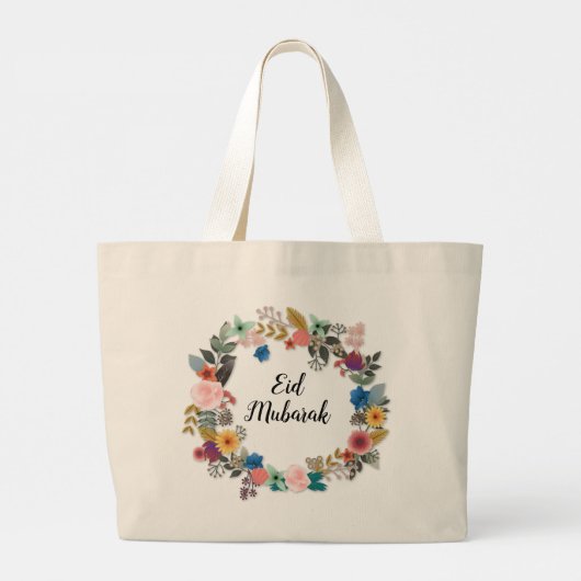 EID MUBARAK FLORAL WREATH TASCHE (Rückseite)