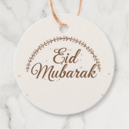 Eid mubarak for eid fitr gift tag geschenkanhänger
