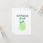 Eid Mubarak Friend Karte (Vorderseite/Rückseite Beispiel)