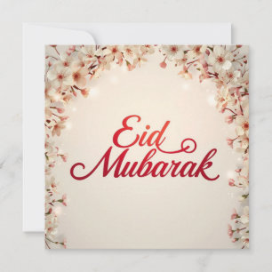 Eid mubarak für Eid Fitr Karte