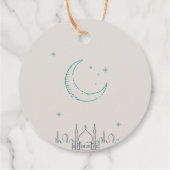 Eid mubarak für eid-fitter Geschenktag Geschenkanhänger (Rückseite)