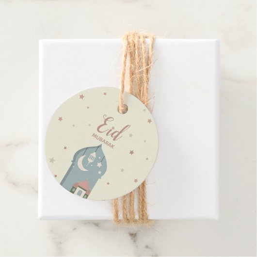 Eid mubarak für eid-fitter Geschenktag Geschenkanhänger (Beispiel)