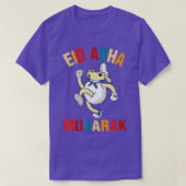 Eid Mubarak für muslimische Amerikaner Eid al Adha T-Shirt (Design vorne)