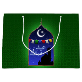 Eid Mubarak Garland Moon Große Geschenktüte