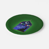 Eid Mubarak Garland Moon Pappteller (Schrägansicht)