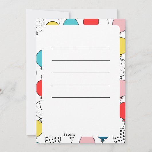 Eid Mubarak gefaltete Grußkarte Einladung (Rückseite)