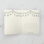 Eid Mubarak gefaltete Grußkarte Karte (Innenseite)