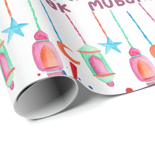 EID Mubarak-Geschenk Geschenkpapier (Rolleneckpunkt)