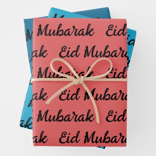 Eid Mubarak Geschenk Geschenkpapier Set (Beispiel)