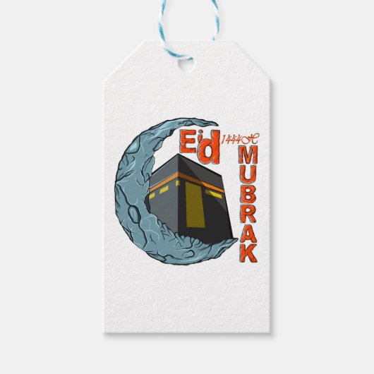 Eid Mubarak Geschenkanhänger (Vorderseite)