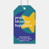 Eid Mubarak Geschenkanhänger (Vorderseite)