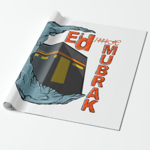Eid mubarak geschenkpapier