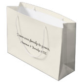 Eid Mubarak-Geschenktasche Große Geschenktüte (Rückseite Schrägansicht)
