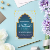 Eid Mubarak Geschnitten Acryleinladungen (In Situ (Hochzeit))