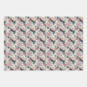 Eid Mubarak Gift Wrap Set – 3 Floral Designs Geschenkpapier Set (Vorderseite 2)