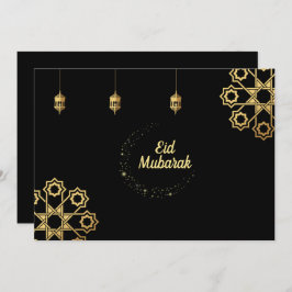 Eid Mubarak Golden Customizing Einladung