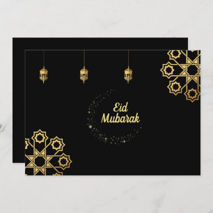 Eid Mubarak Golden Customizing Einladung