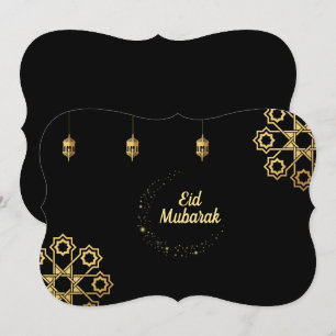 Eid Mubarak Golden Customizing Einladung