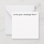 Eid Mubarak Golden Mitteilungskarte (Rückseite)