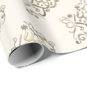 EID MUBARAK GREETING GESCHENKPAPIER (Rolleneckpunkt)