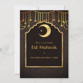Eid Mubarak Gruß Feiertagskarte (Vorderseite)
