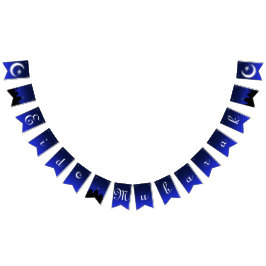 Eid Mubarak Gruß - Party-Flaggen-Fahne Wimpelkette