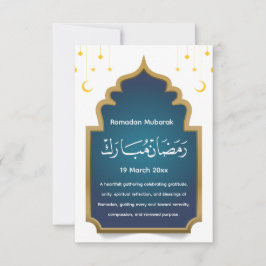 Eid Mubarak Grußkarte Dankeskarte