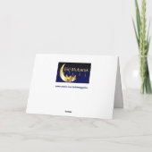 eid mubarak Grußkarte  Feiertagskarte (Rückseite)