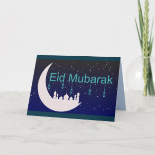 eid mubarak Grußkarte Feiertagskarte