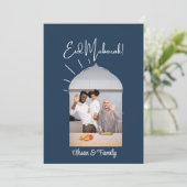 Eid Mubarak Grußkarte für Großeltern Feiertagskarte (Stehend Vorderseite)