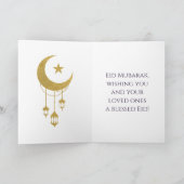 Eid Mubarak - Happy Eid Karte (Innenseite)