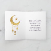 Eid Mubarak - Happy Eid Karte (Innenseite)