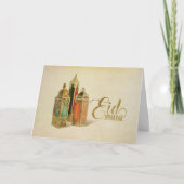 Eid Mubarak - Happy Eid Karte (Vorderseite)