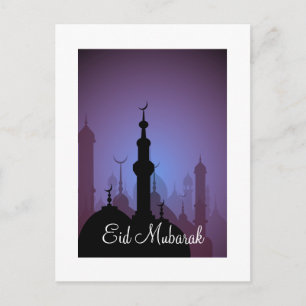 Eid Mubarak Happy Eid Postkarte