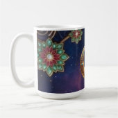 Eid Mubarak Islamic celebration Gold And navy Kaffeetasse (Links)
