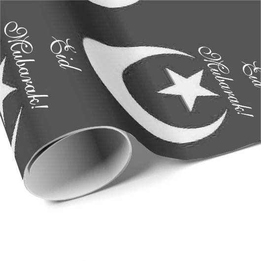Eid Mubarak islamisch Geschenkpapier (Rolleneckpunkt)