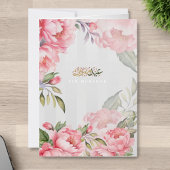 Eid Mubarak Islamischer Gruß Pfingstrose