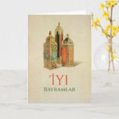 Eid Mubarak - İyi Bayramlar Karte (Gelbe Blume)