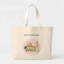 Eid Mubarak Jumbo Tasche | Moderne Moschee Soft Pi