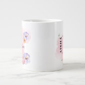 Eid Mubarak Jumbo Tasse - Blumenwasser (Vorderseite)