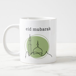 Eid Mubarak Jumbo Tasse - Moschee Art
