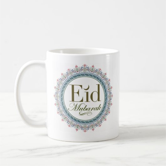 Eid Mubarak Kaffeetasse (Links)