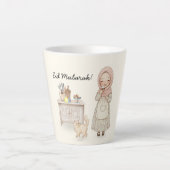 Eid Mubarak Kaffeetasse Muslim Geschenk Milchtasse (Vorderseite)