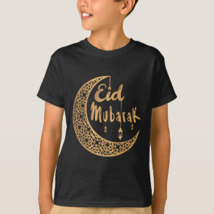 Eid Mubarak Kareem islamisches Fasten Kinder Fraue T-Shirt