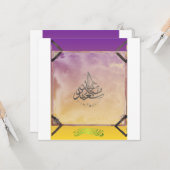 EID MUBARAK  KARTE (Vorderseite/Rückseite Beispiel)