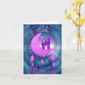 Eid Mubarak Karte (Gelbe Blume)