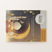 Eid Mubarak Karte mit Masjid Puzzle (Horizontal)