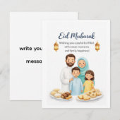 Eid Mubarak Karte Sofort-Download (Vorne/Hinten)