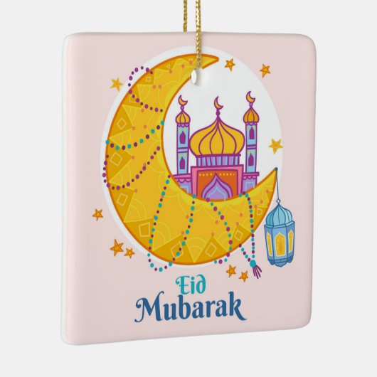 Eid Mubarak Keramik Ornament (Rechts)