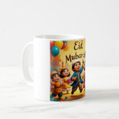 Eid Mubarak Kids Celebration Kaffeetasse (Vorderseite Links)